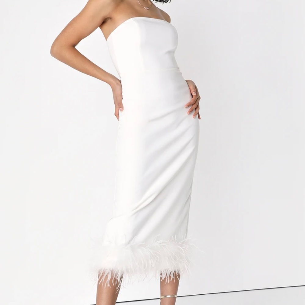 NWT Lulus strapless dress